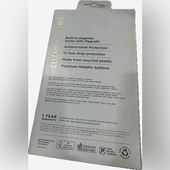 ELIZABETH JAMES CASE WITH MAGSAFE FOR iPHONE 14/15 PRO MAX- NWT - Picture 6 of 8